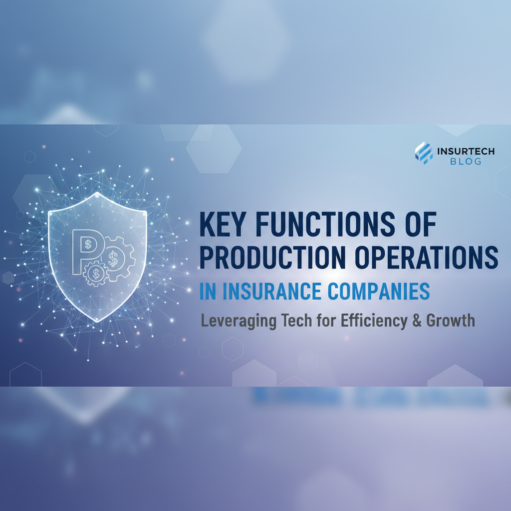 Key Functions of Production Operations in Insurance Companies