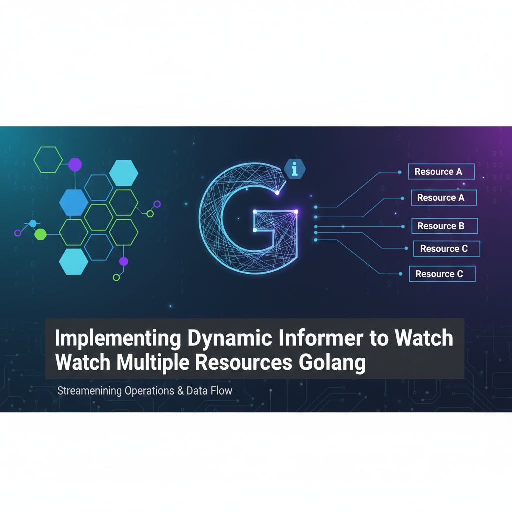 Implementing Dynamic Informer to Watch Multiple Resources Golang