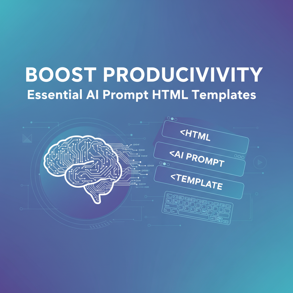 Boost Productivity: Essential AI Prompt HTML Templates