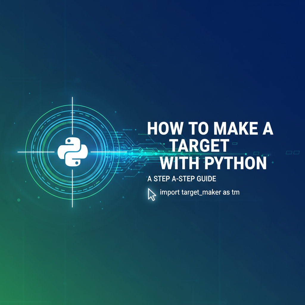 How to Make a Target with Python: A Step-by-Step Guide