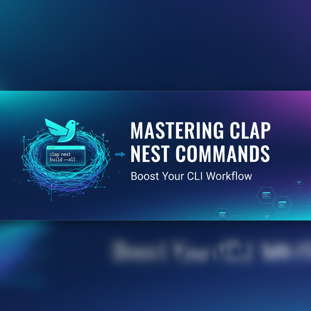 Mastering Clap Nest Commands: Boost Your CLI Workflow