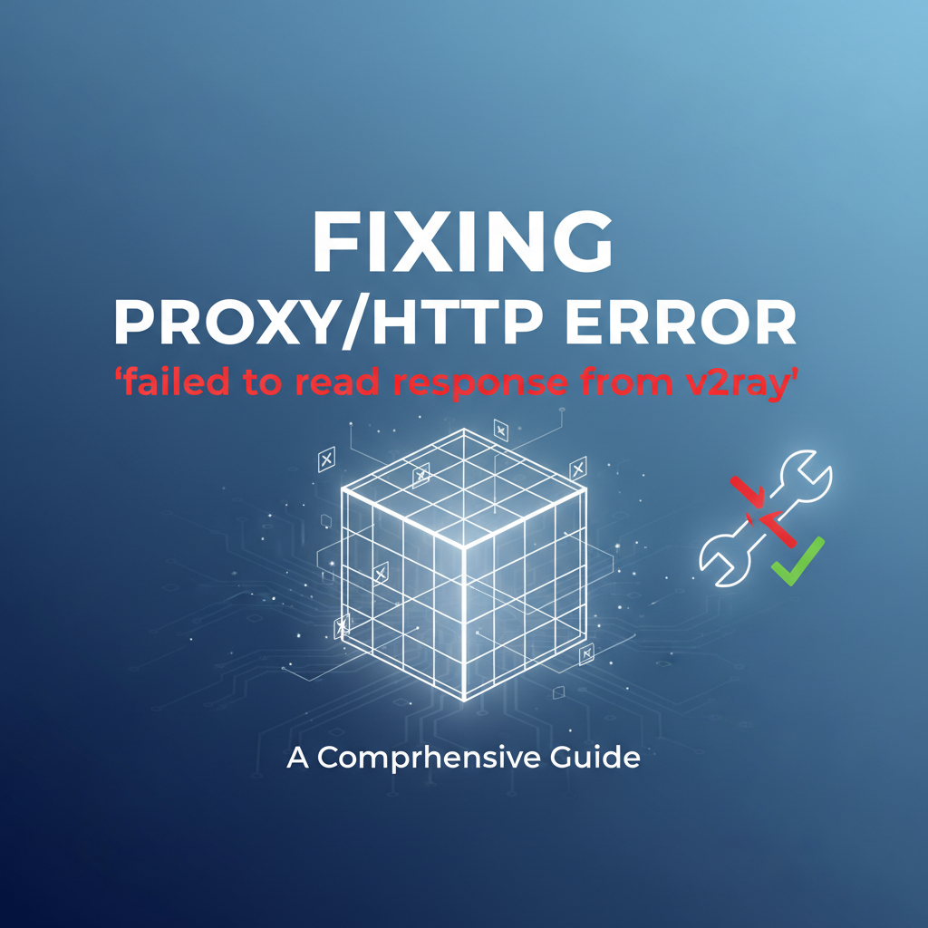 Fixing `proxy/http: failed to read response from v2ray` Error