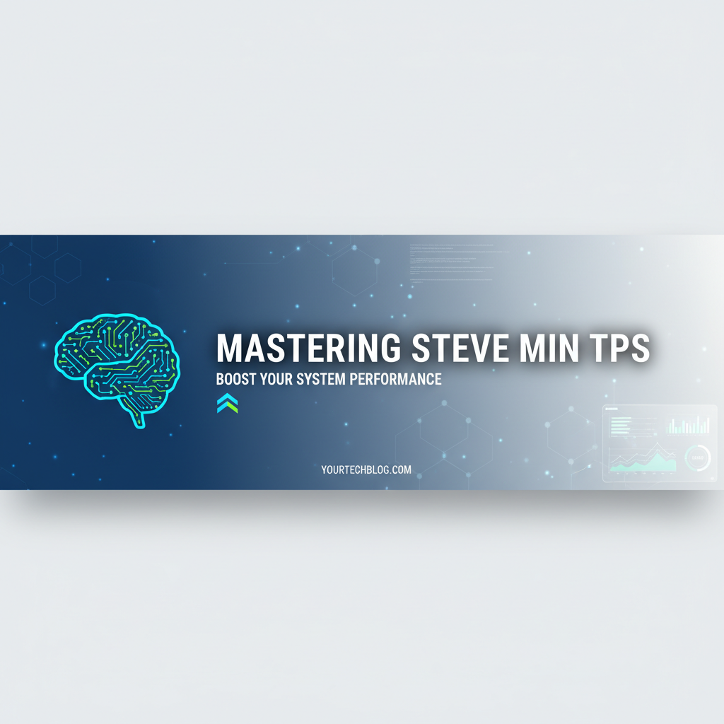 Mastering Steve Min TPS: Boost Your System Performance