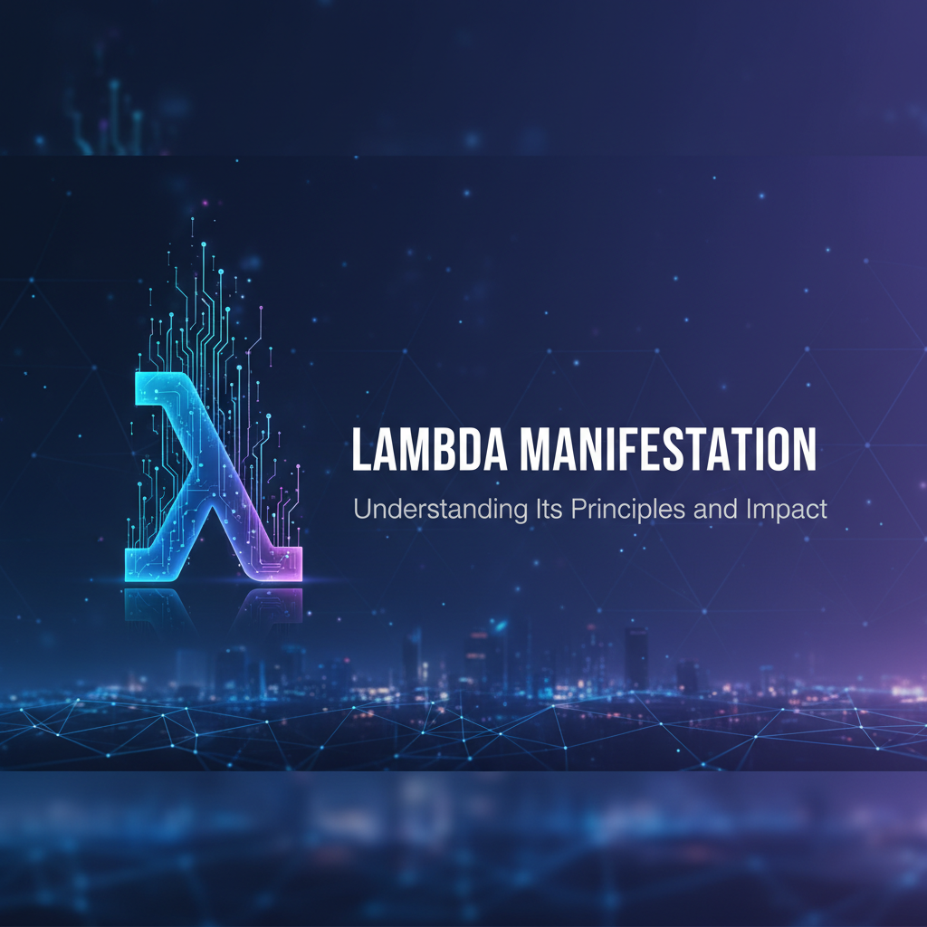 Lambda Manifestation: Understanding Its Principles and Impact