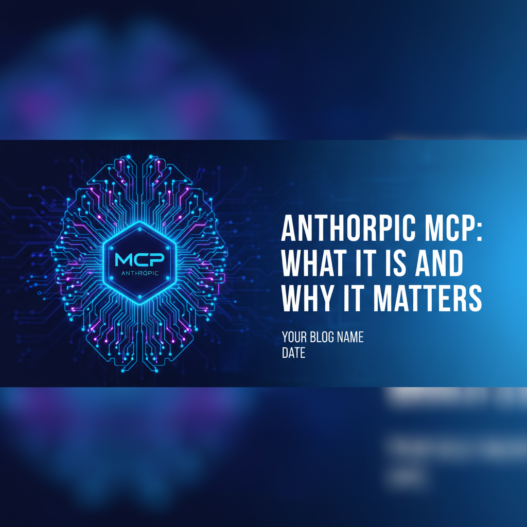 Anthropic MCP: What It Is and Why It Matters