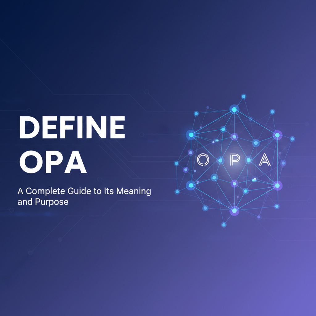 Define OPA: A Complete Guide to Its Meaning and Purpose