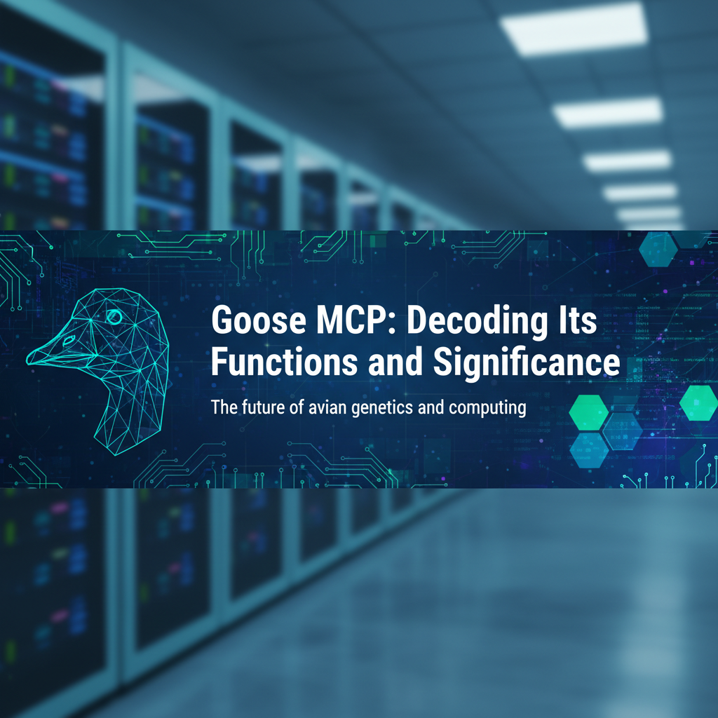 Goose MCP: Decoding Its Functions and Significance