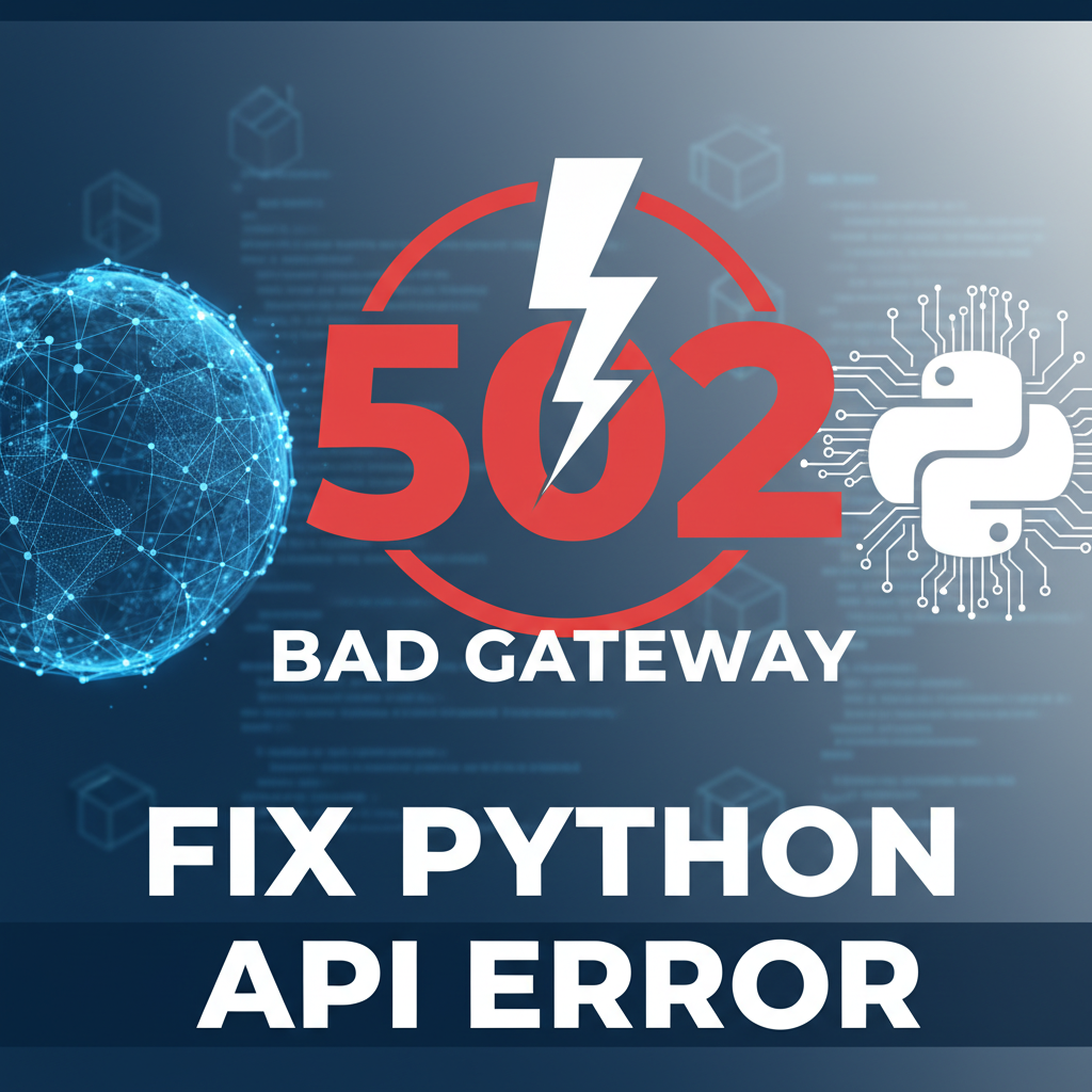 Fix Python API 502 Bad Gateway Error