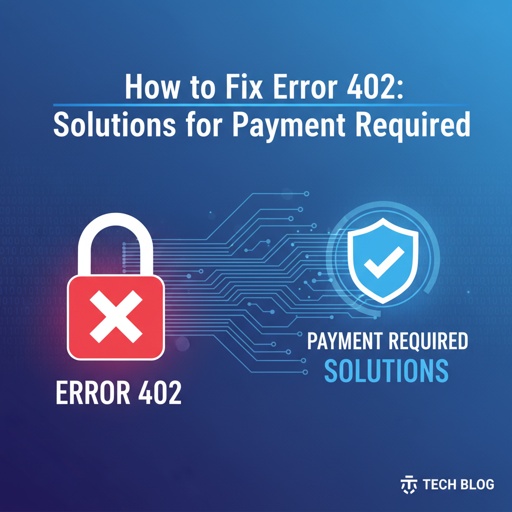 How to Fix Error 402: Solutions for Payment Required