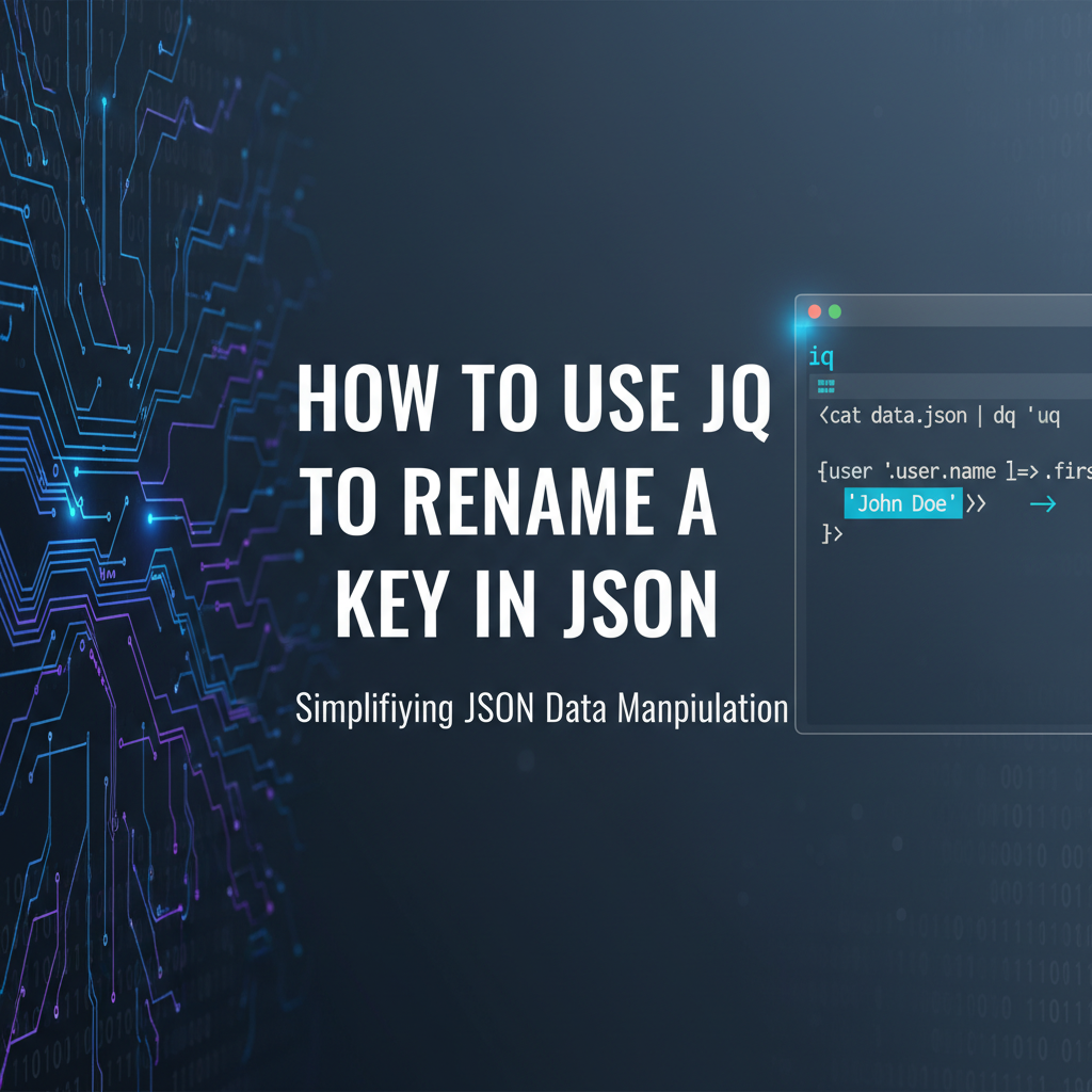 How to Use JQ to Rename a Key in JSON
