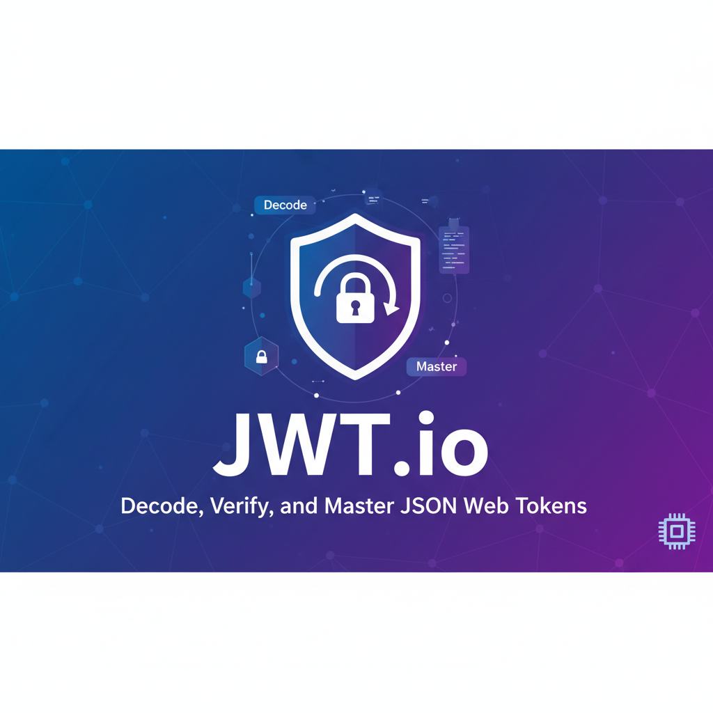 JWT.io: Decode, Verify, and Master JSON Web Tokens