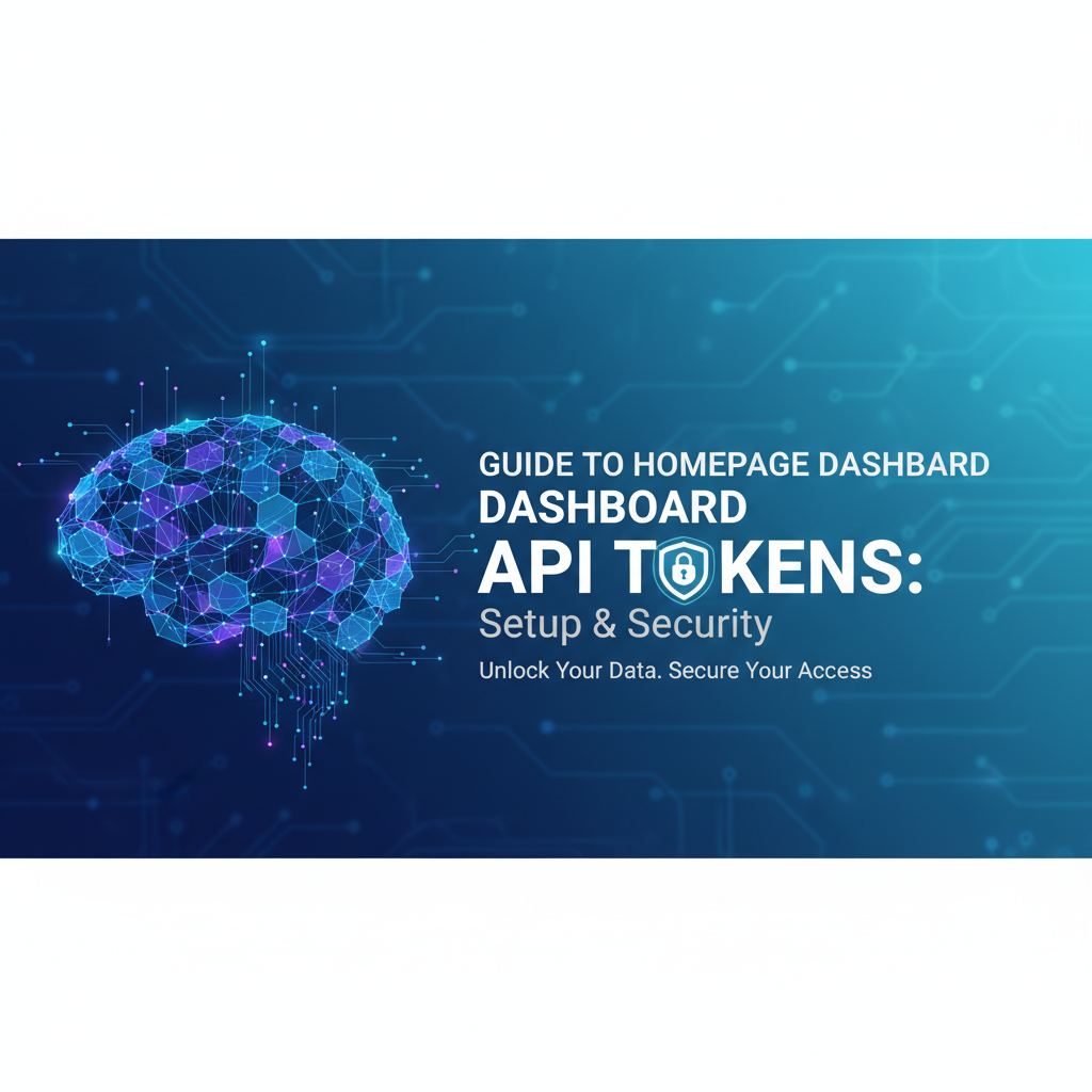 Guide to Homepage Dashboard API Tokens: Setup & Security