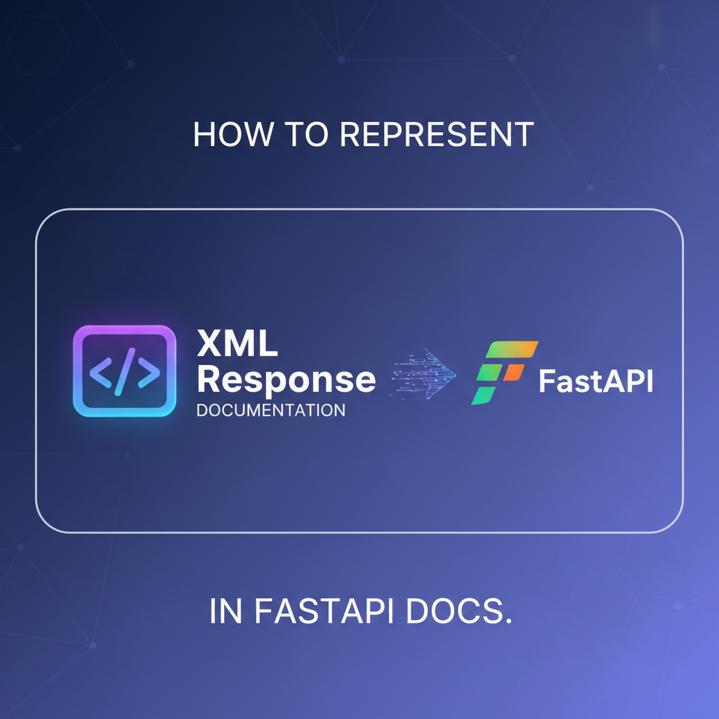How to Represent XML Responses in FastAPI Docs