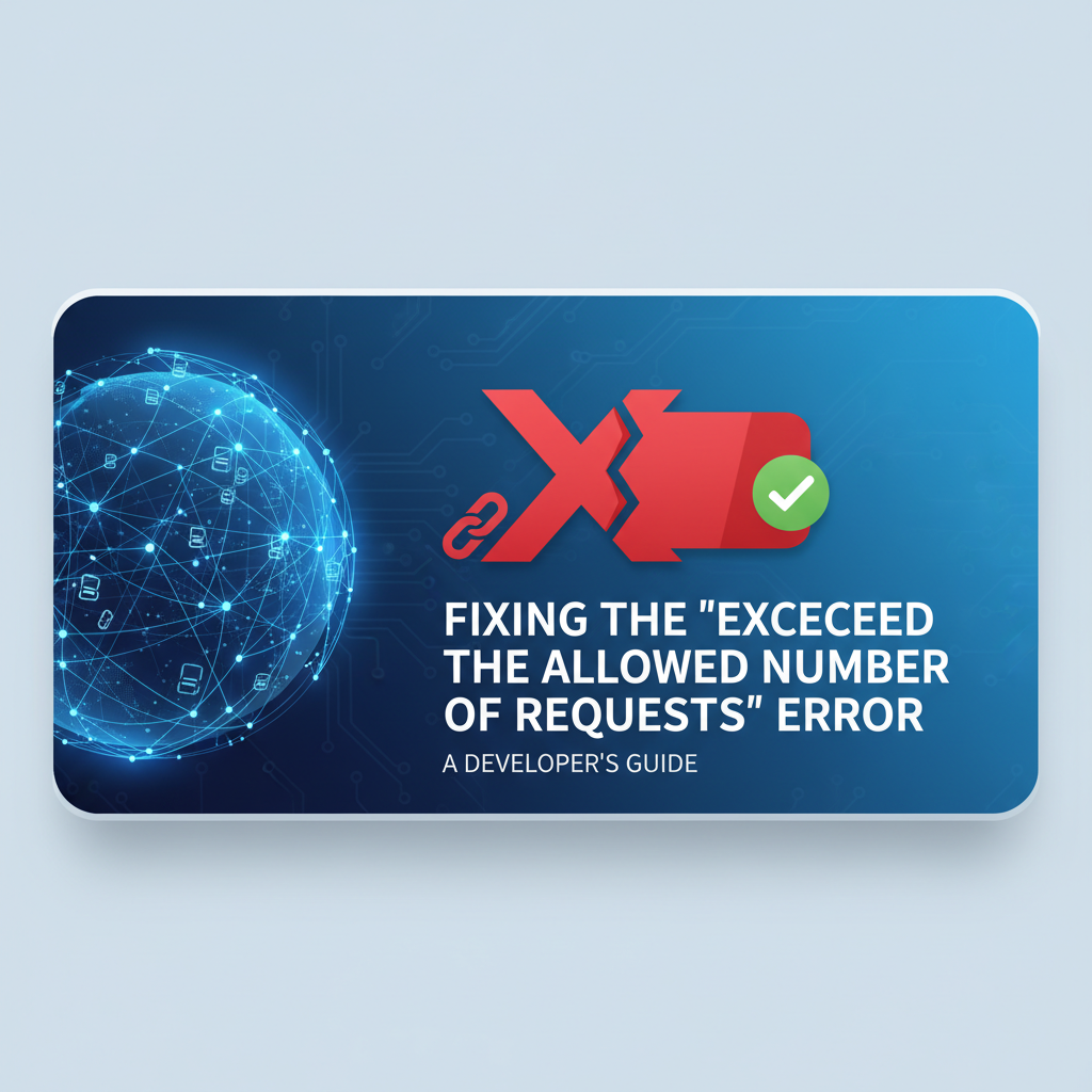 Fixing the 'Exceeded the Allowed Number of Requests' Error