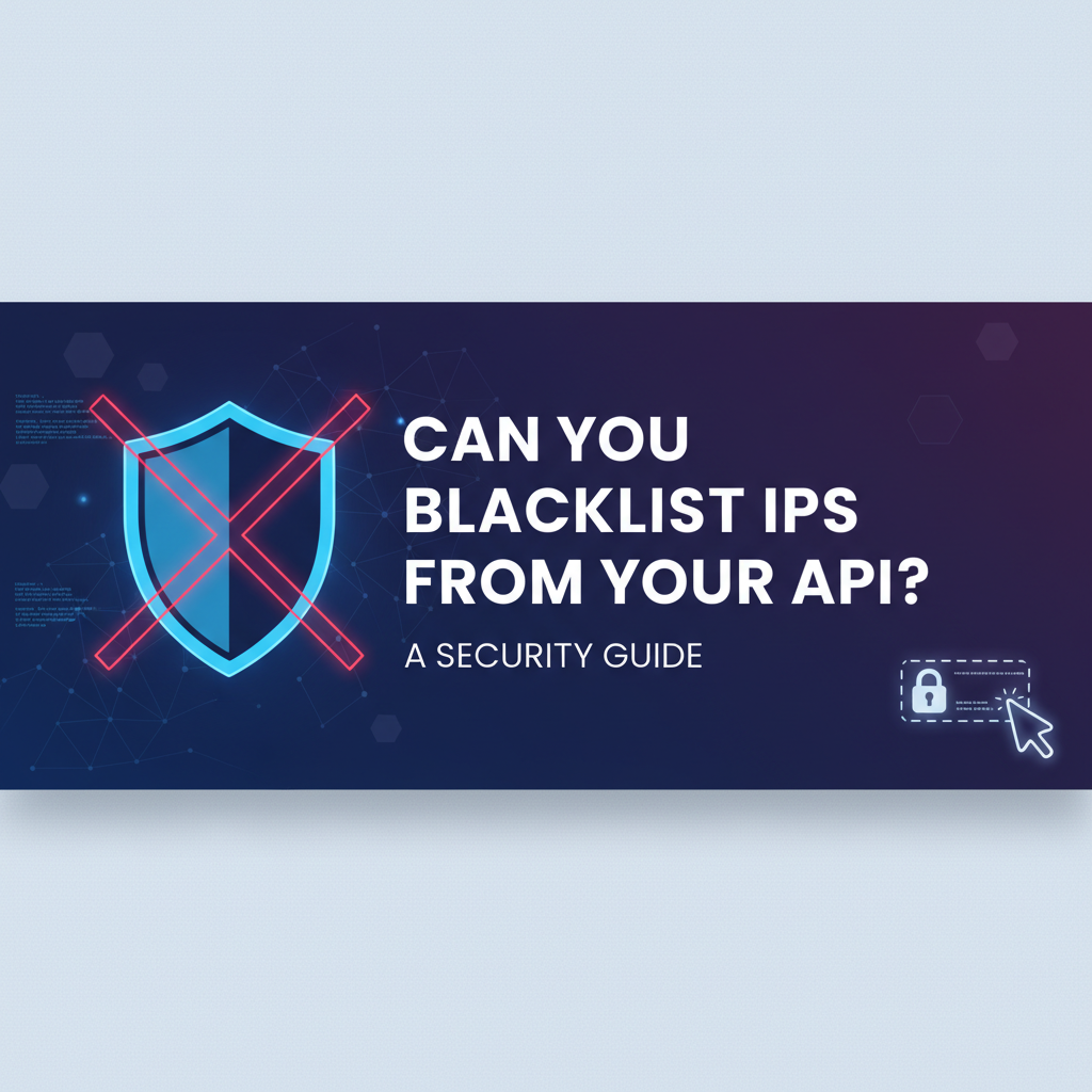 Can You Blacklist IPs from Your API? A Security Guide