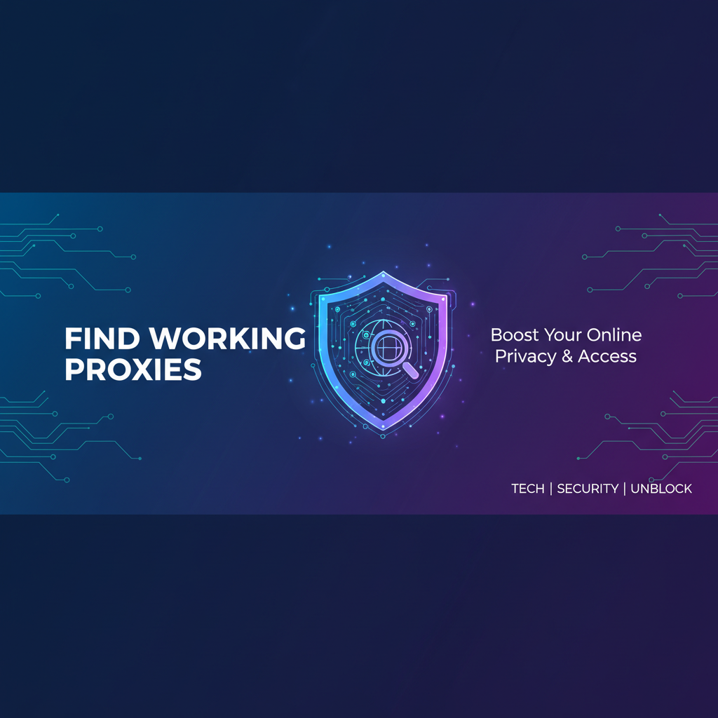 Find Working Proxies: Boost Your Online Privacy & Access