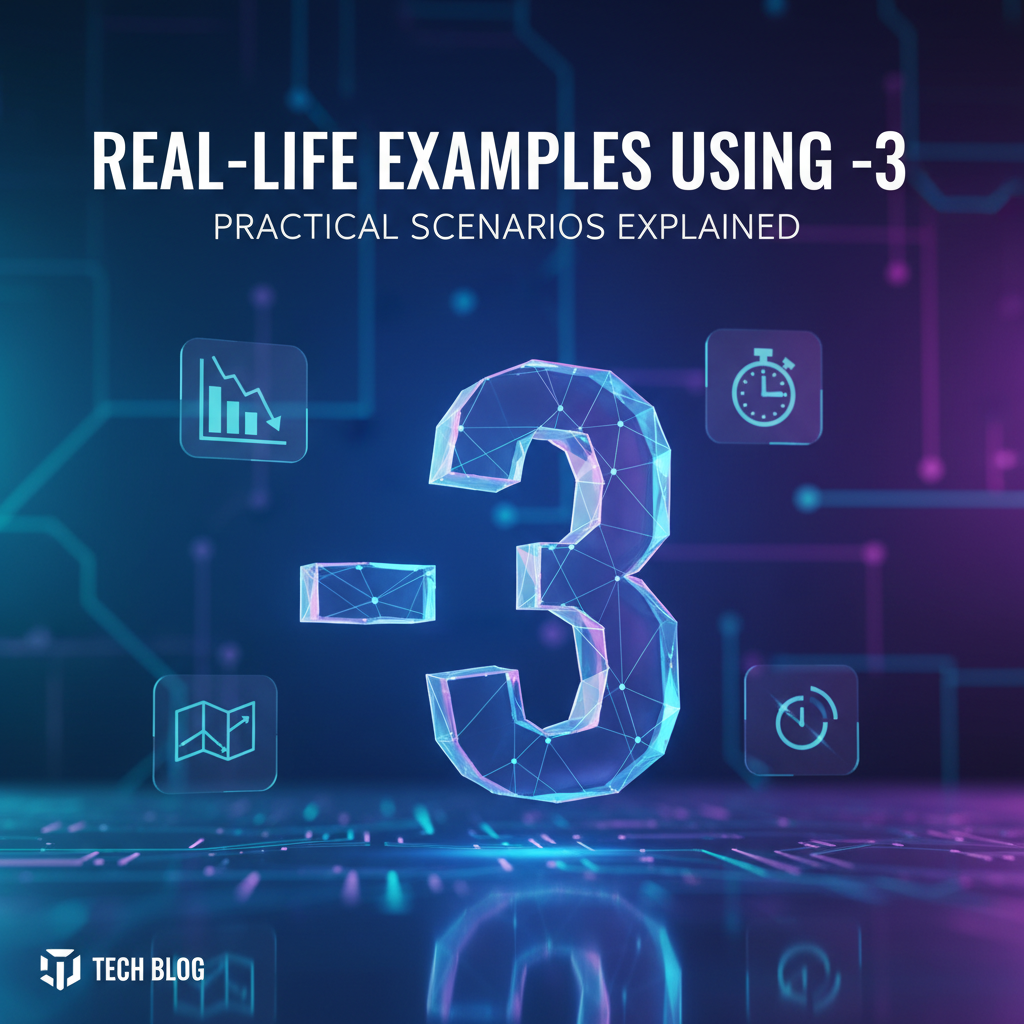 Real-Life Examples Using -3: Practical Scenarios Explained
