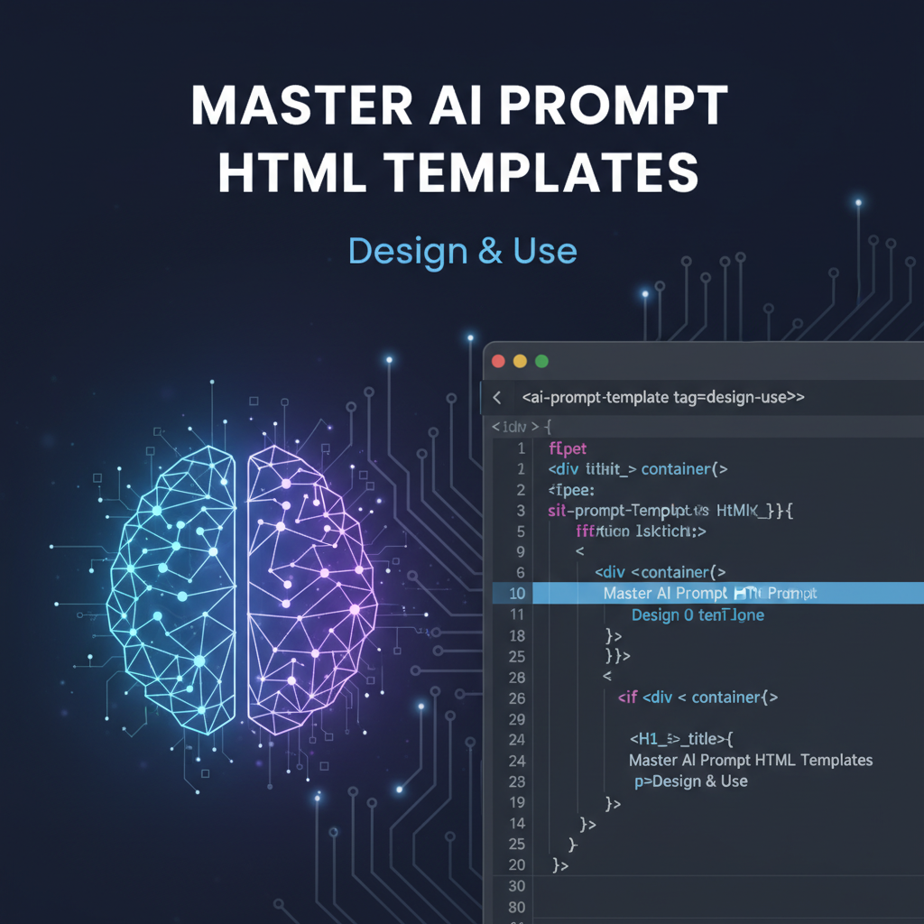 Master AI Prompt HTML Templates: Design & Use