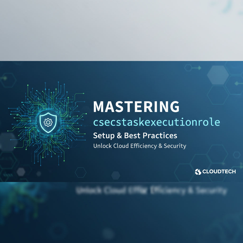 Mastering csecstaskexecutionrole: Setup & Best Practices