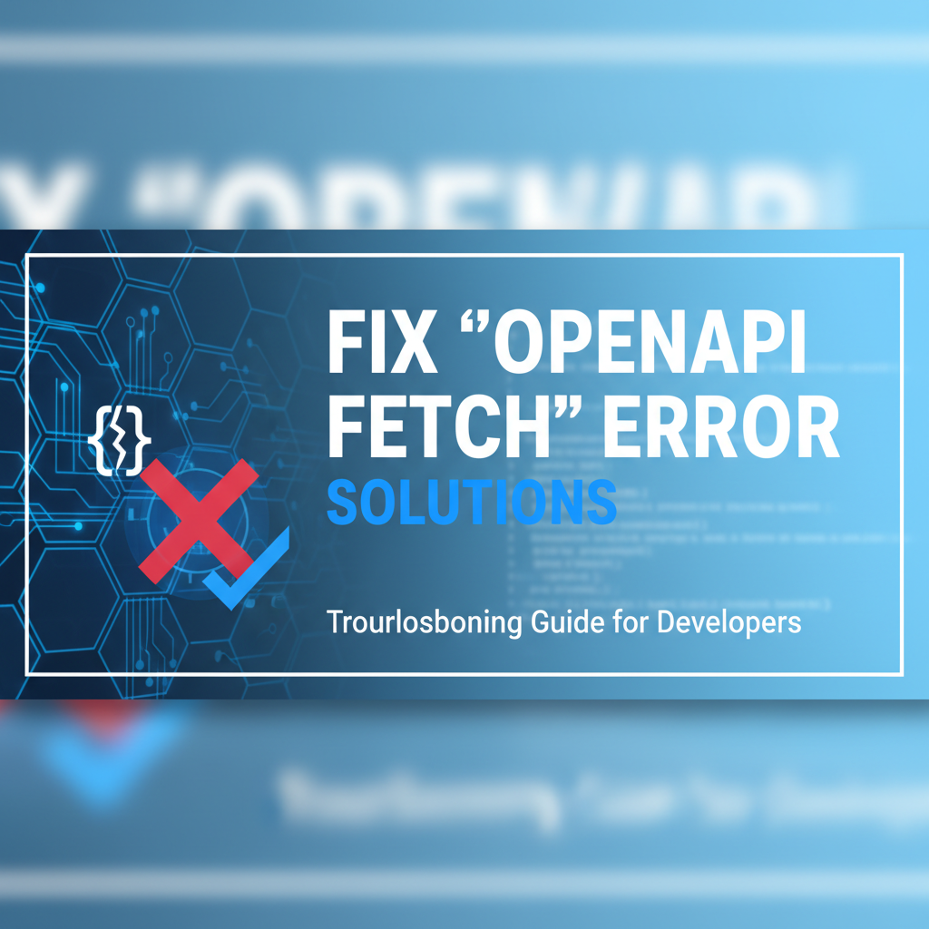 Fix 'openapi fetch not a function' Error: Solutions