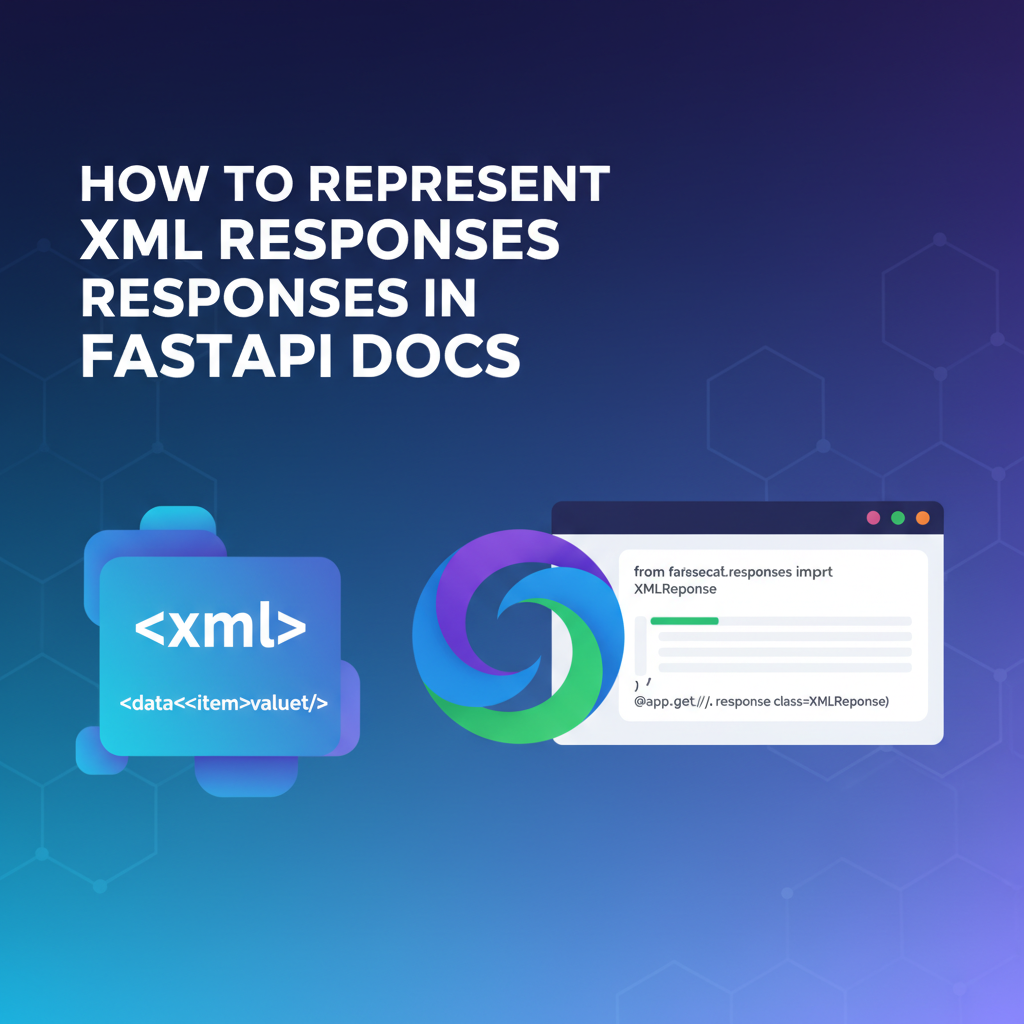 How to Represent XML Responses in FastAPI Docs