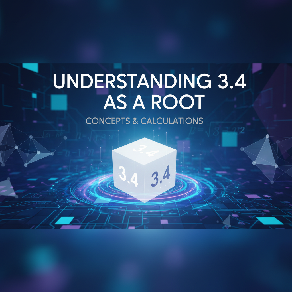 Understanding 3.4 as a Root: Concepts & Calculations