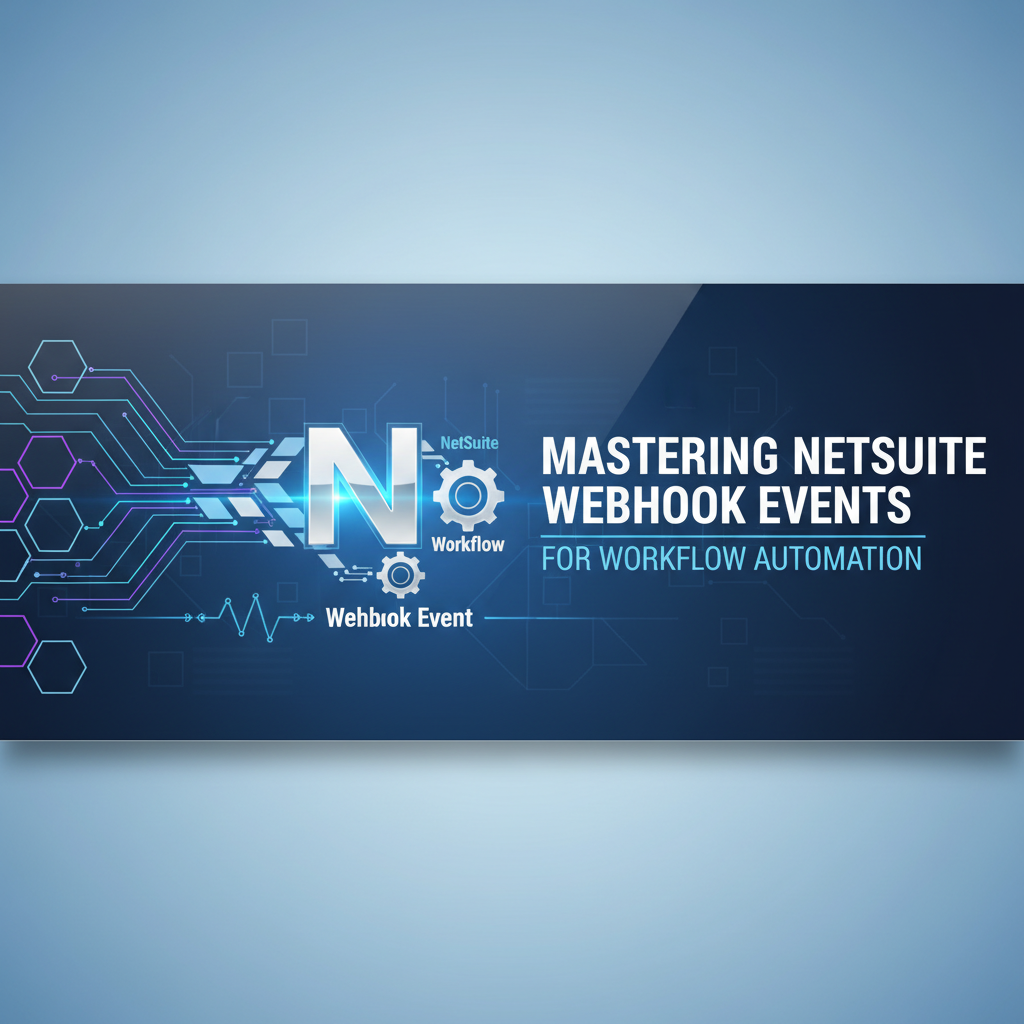 Mastering NetSuite Webhook Events for Workflow Automation