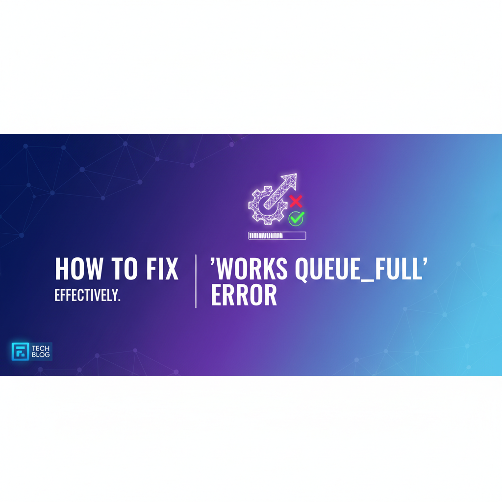 How to Fix "works queue_full" Error Effectively