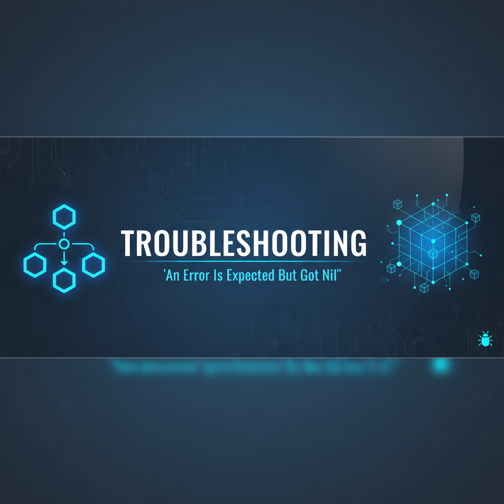 Troubleshooting 'An Error Is Expected But Got Nil'