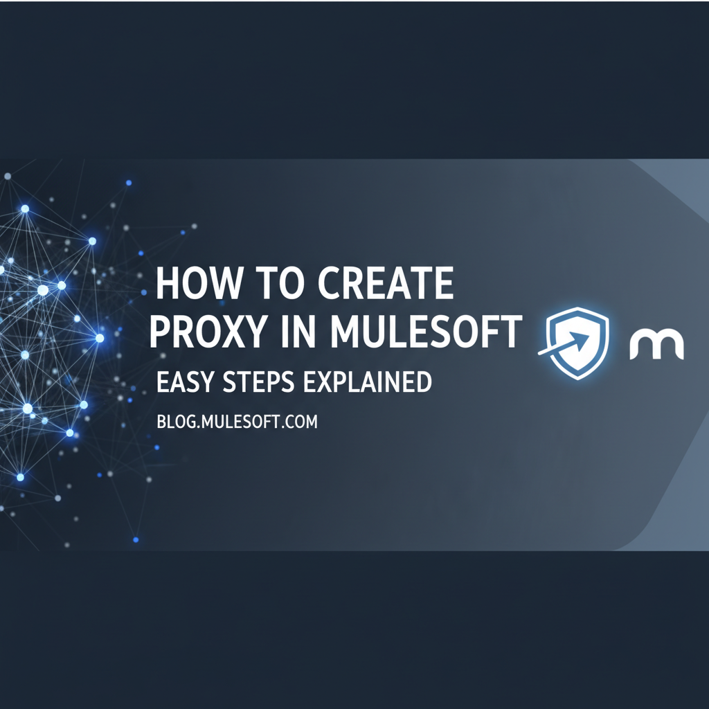 How to Create Proxy in Mulesoft: Easy Steps Explained