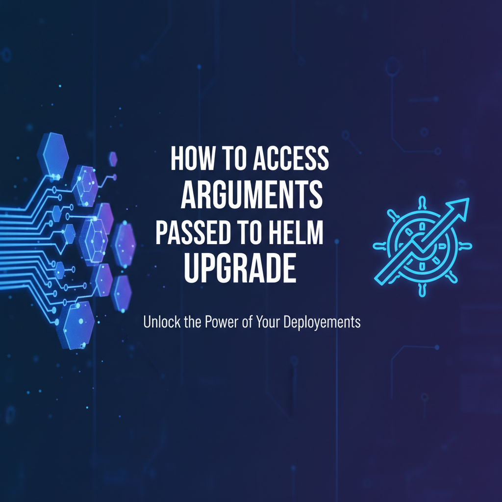 How to Access Arguments Passed to Helm Upgrade