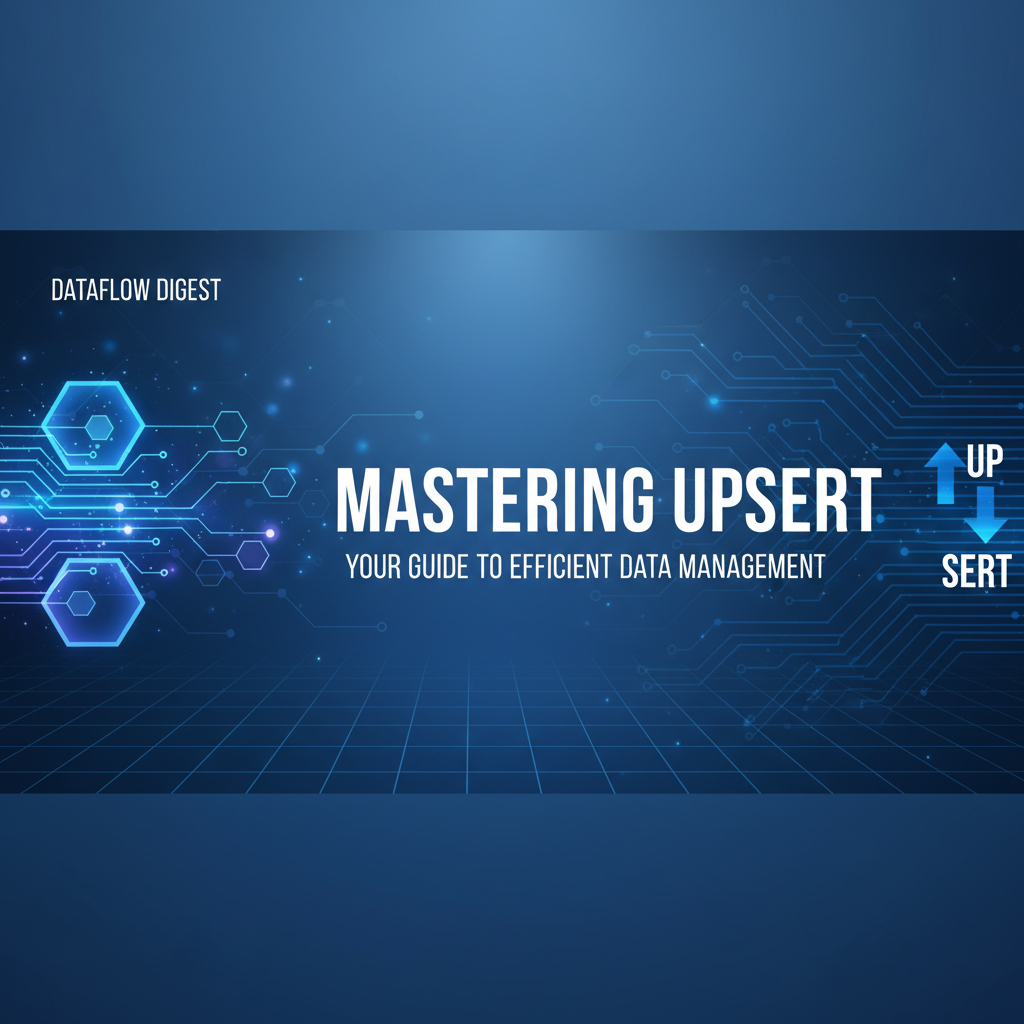 Mastering Upsert: Your Guide to Efficient Data Management