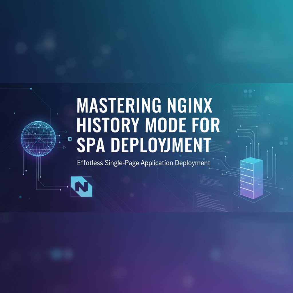 Mastering Nginx History Mode for SPA Deployment