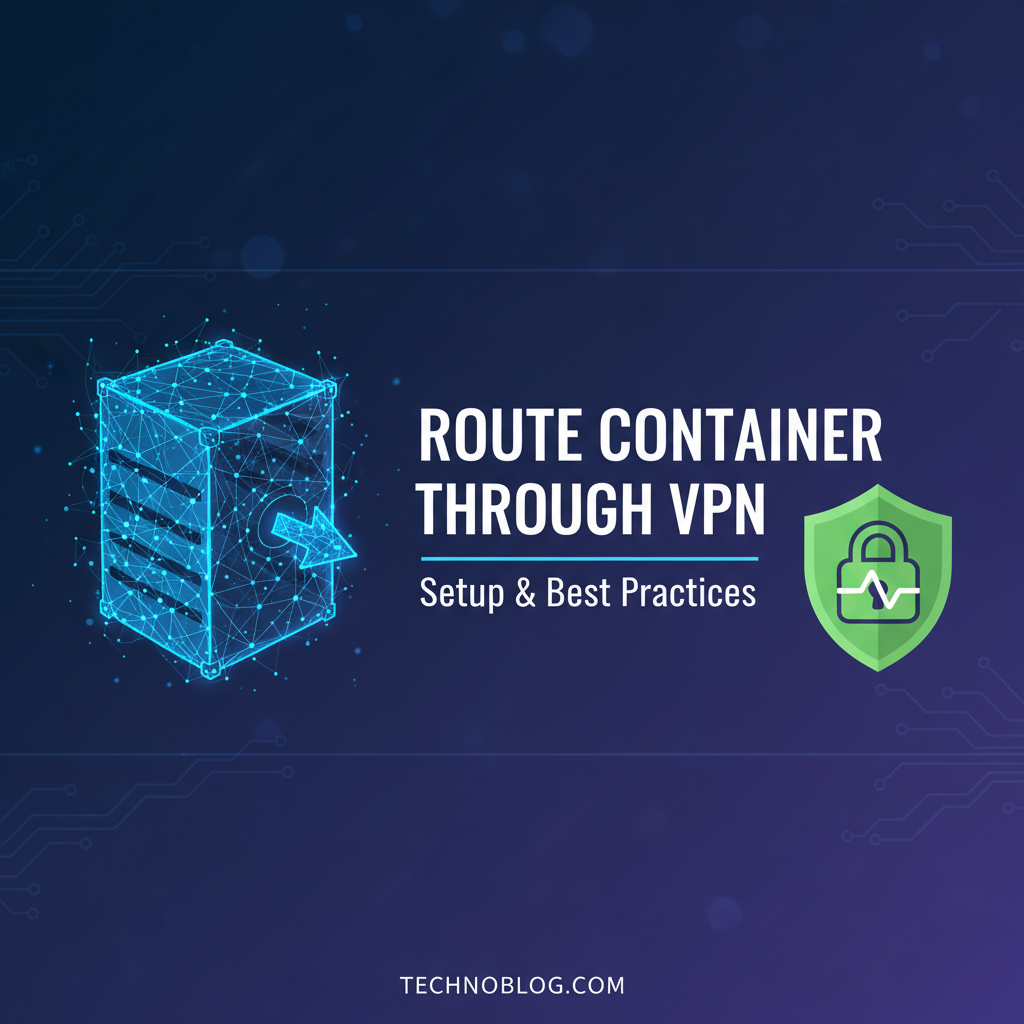 Route Container Through VPN: Setup & Best Practices
