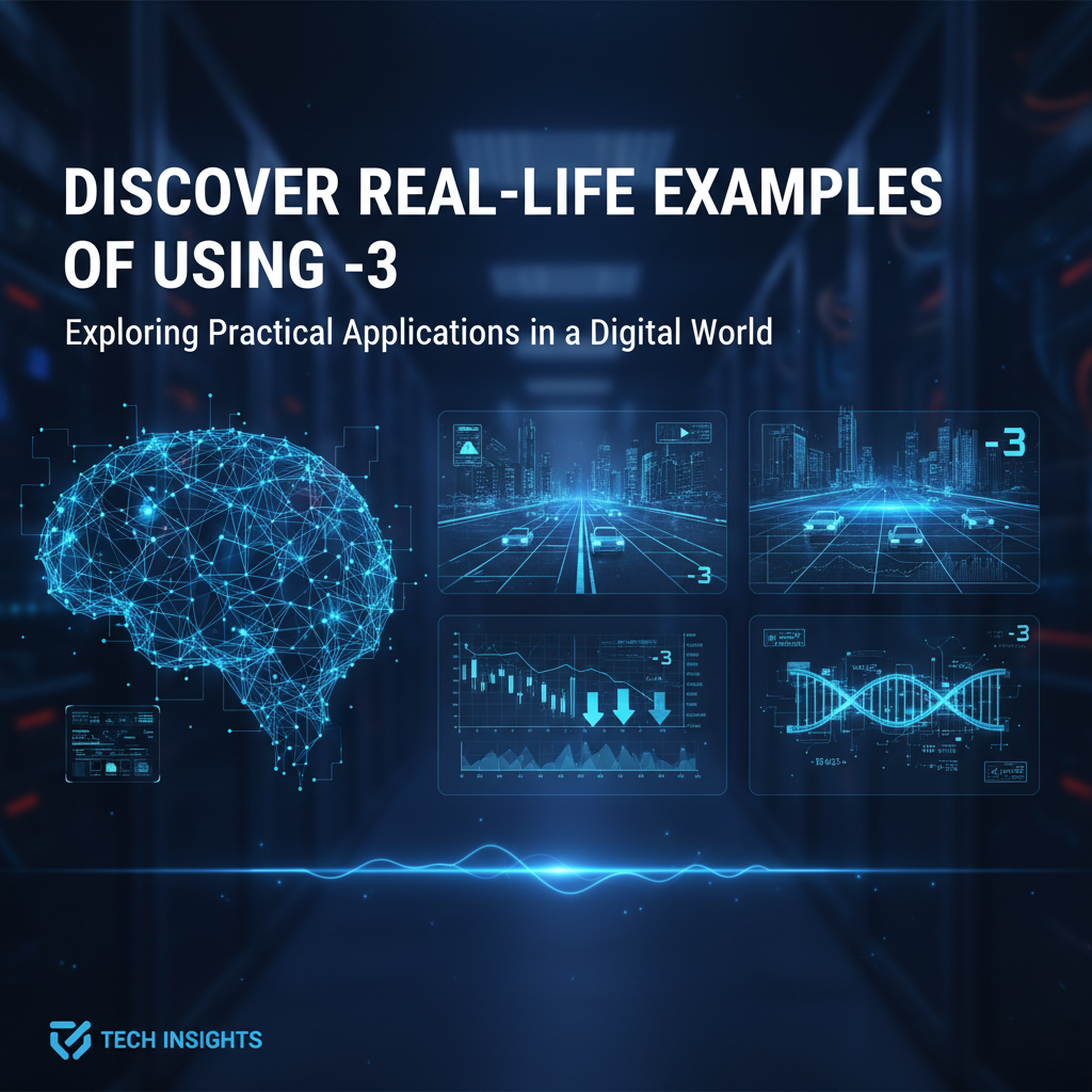 Discover Real-Life Examples of Using -3