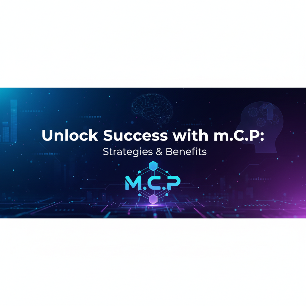 Unlock Success with m.c.p: Strategies & Benefits