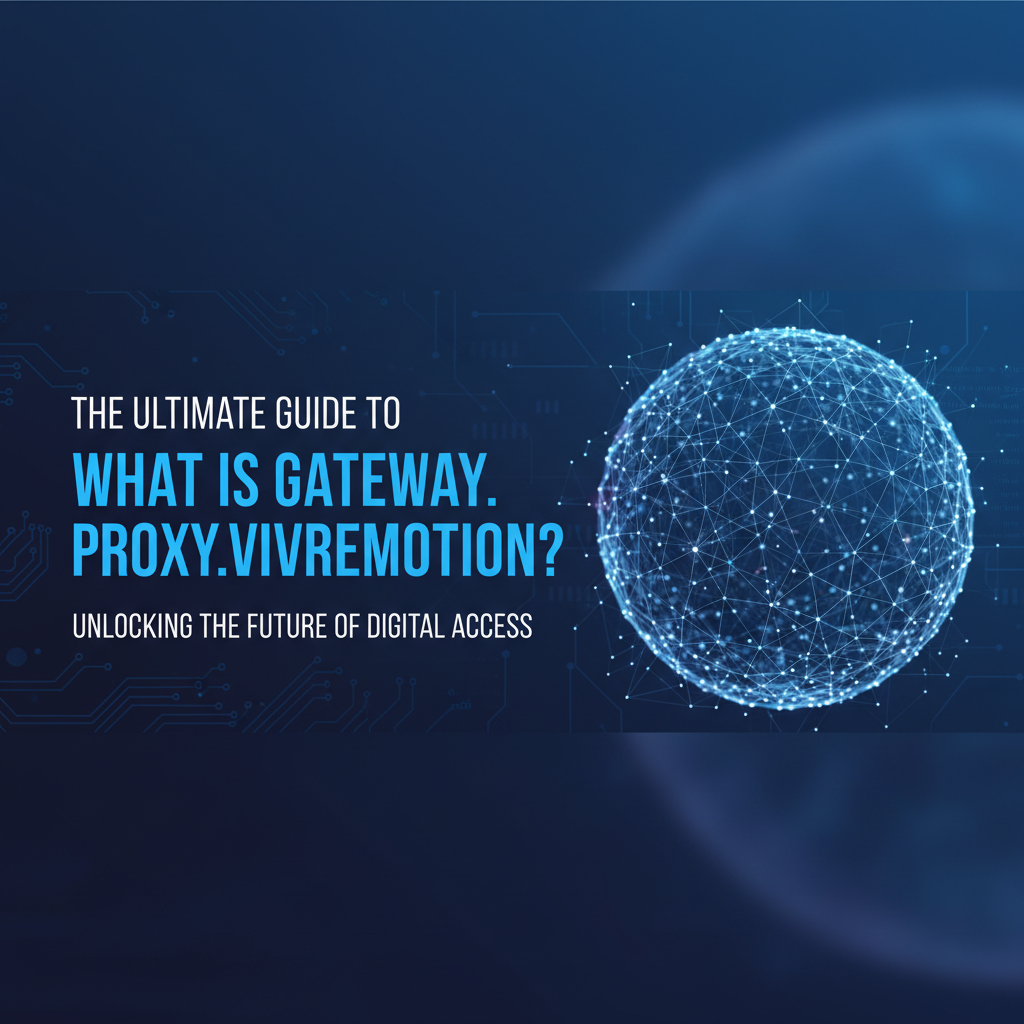The Ultimate Guide to What is gateway.proxy.vivremotion