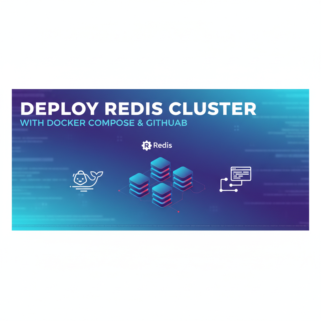 Deploy Redis Cluster with Docker Compose & GitHub