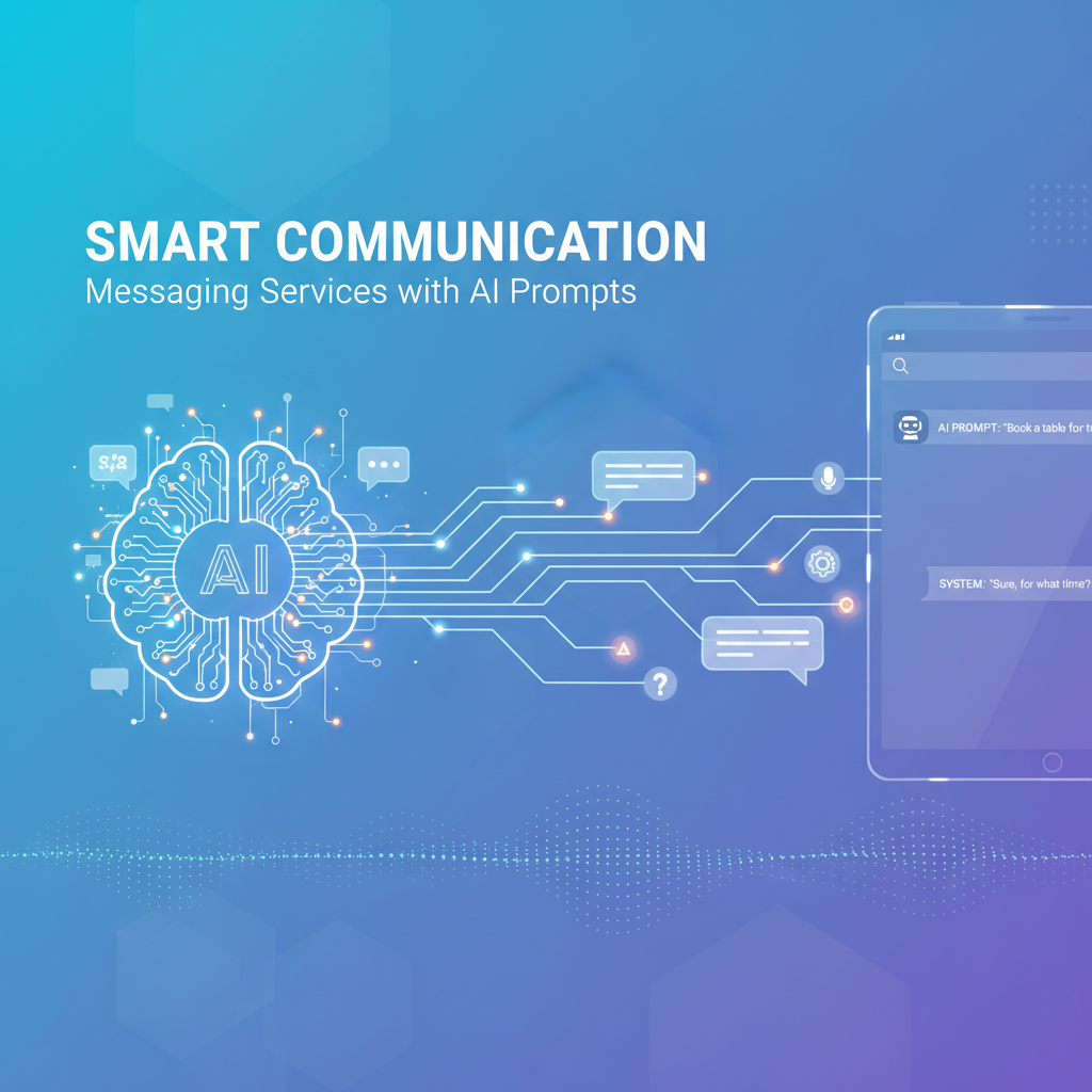 Smart Communication: Messaging Services with AI Prompts