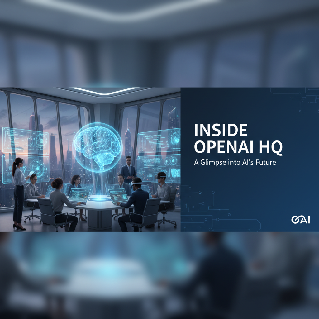 Inside OpenAI HQ: A Glimpse into AI's Future