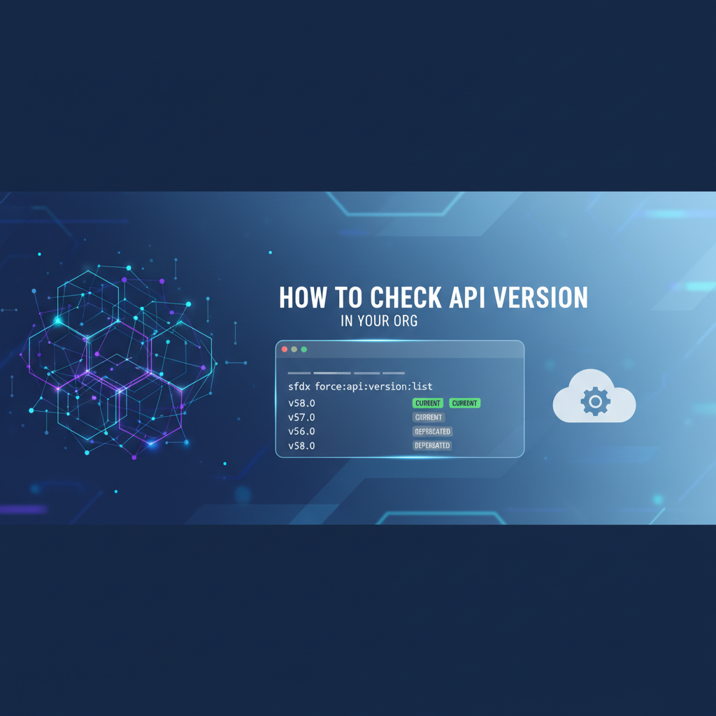 How to Check API Version in Your Org