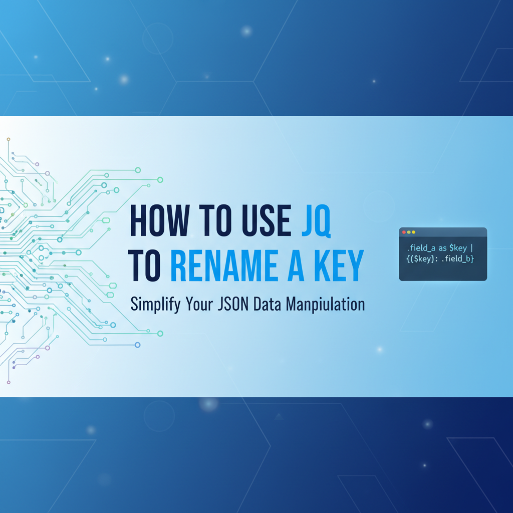 How to Use JQ to Rename a Key