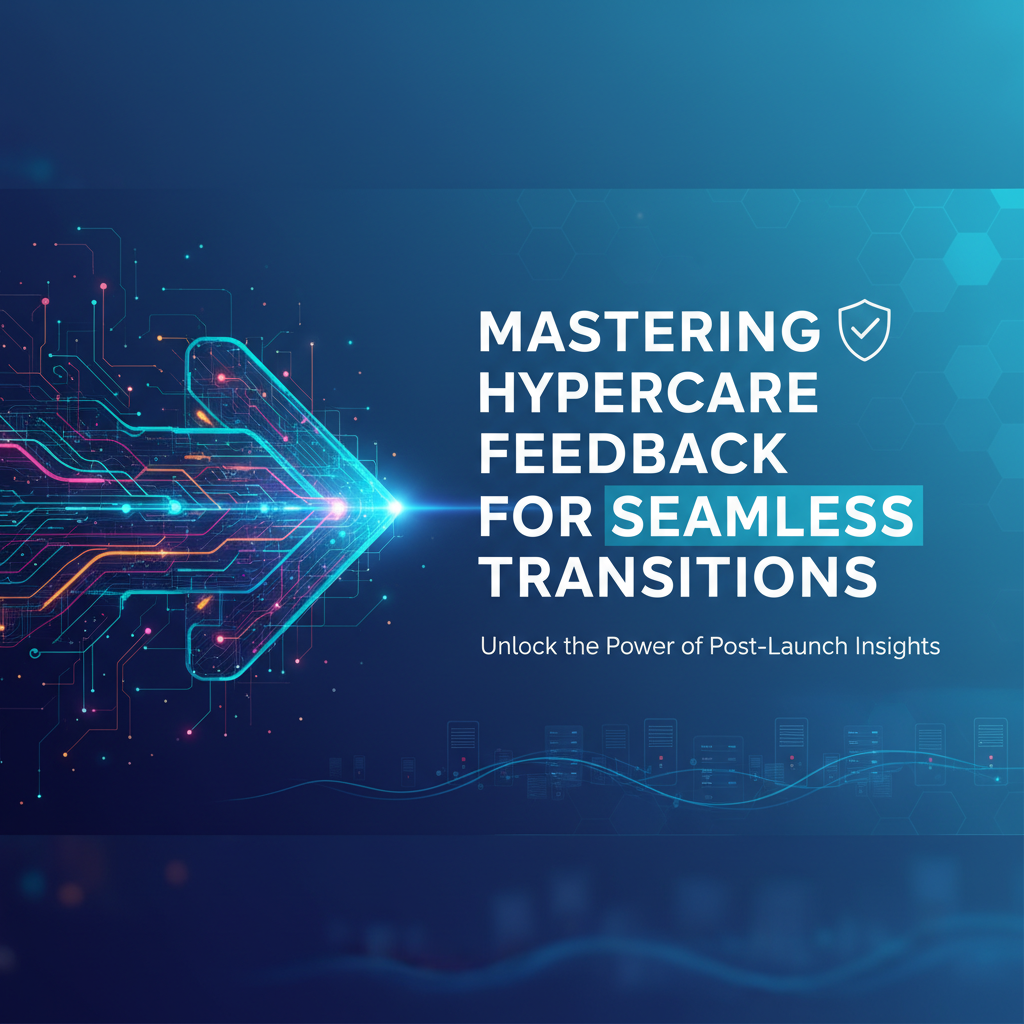 Mastering Hypercare Feedback for Seamless Transitions