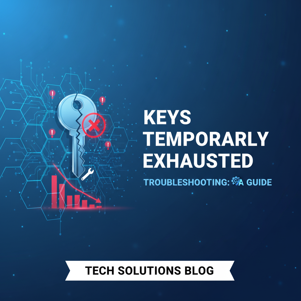 Troubleshooting 'Keys Temporarily Exhausted': A Guide