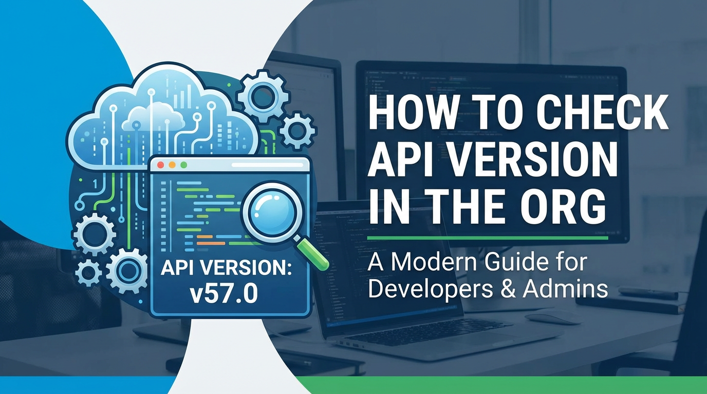 How to Check API Version in the Org