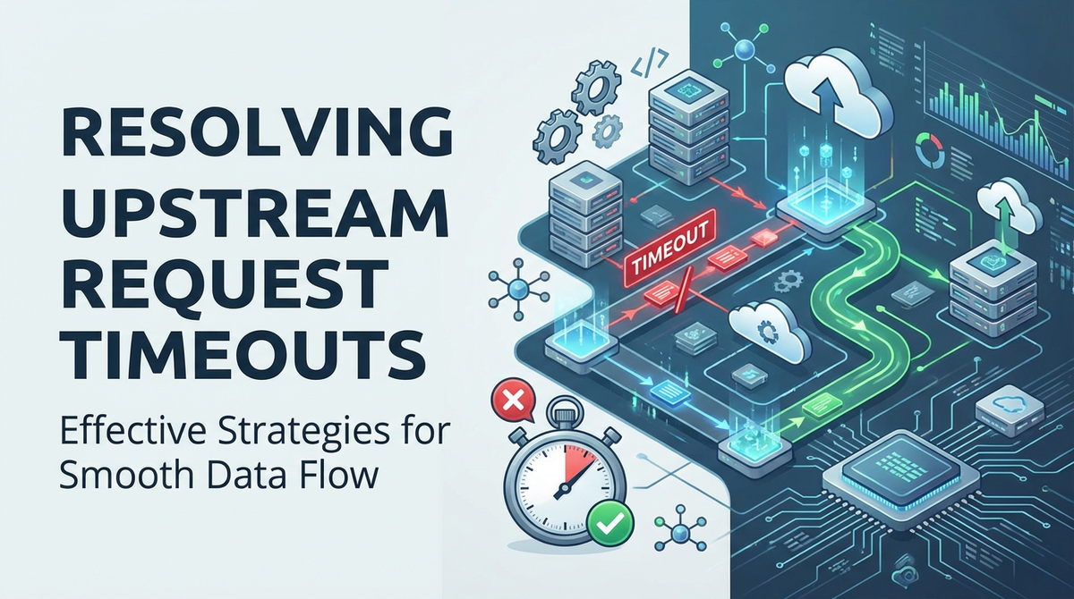How to Resolve Upstream Request Timeout Issues Effectively
