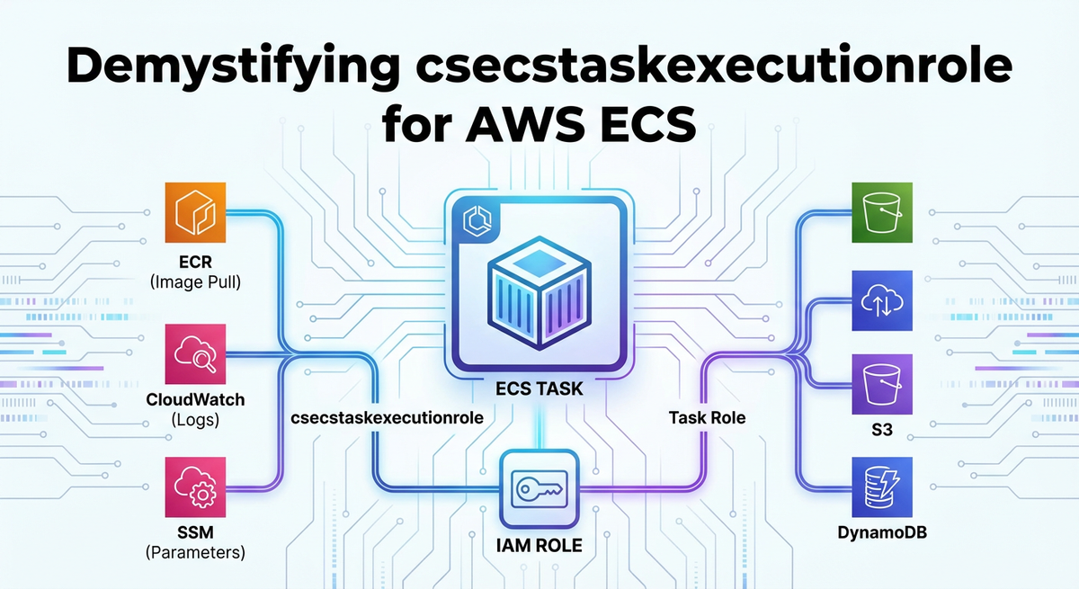 Demystifying csecstaskexecutionrole for AWS ECS