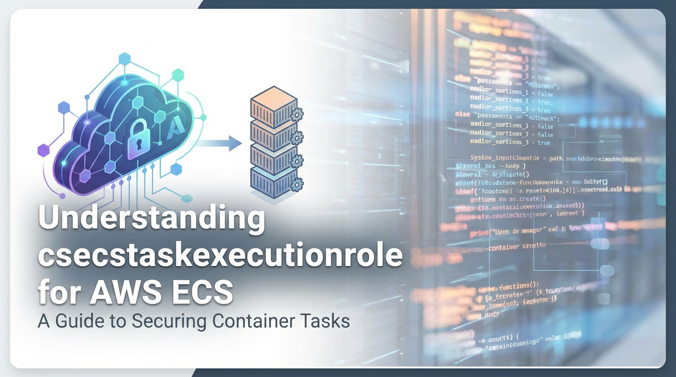 Understanding csecstaskexecutionrole for AWS ECS