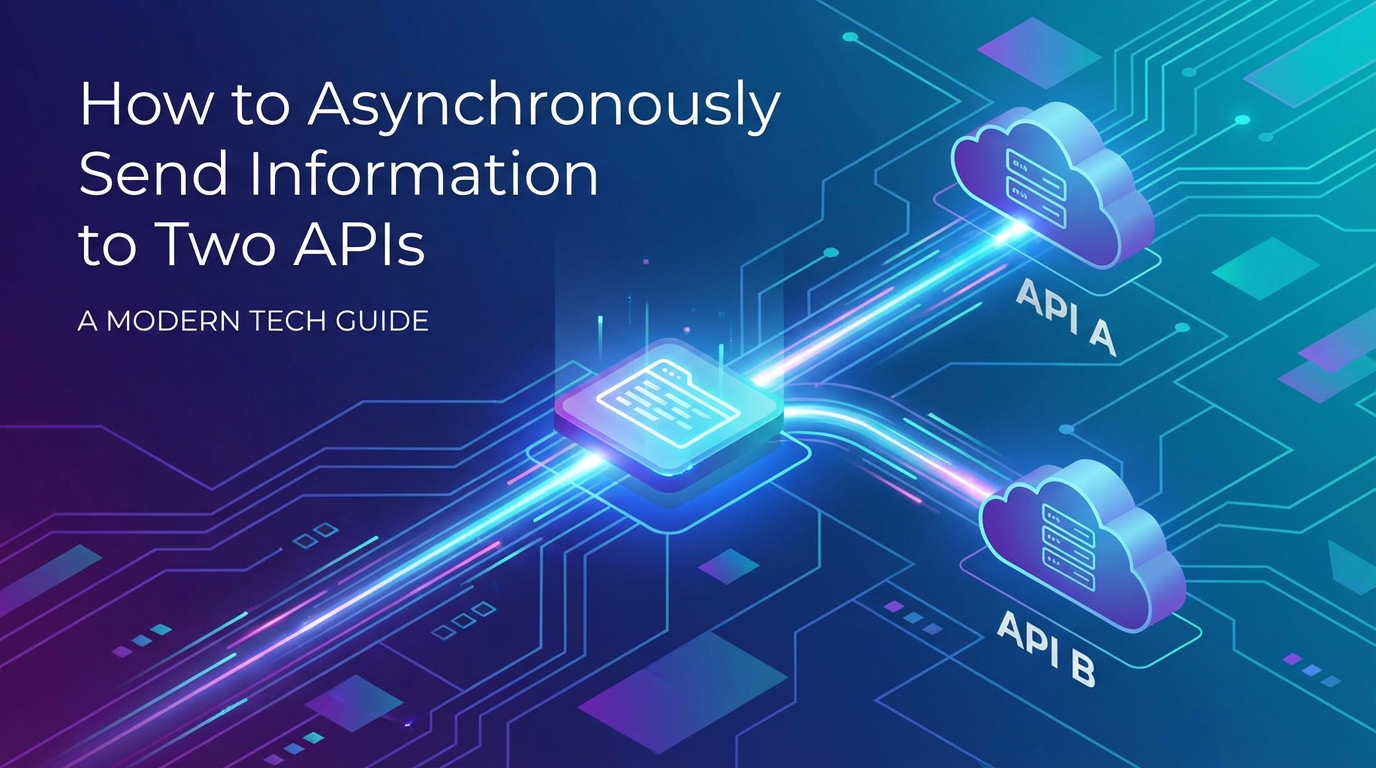 How to Asynchronously Send Information to Two APIs