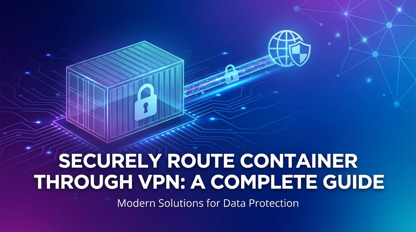 Securely Route Container Through VPN: A Complete Guide
